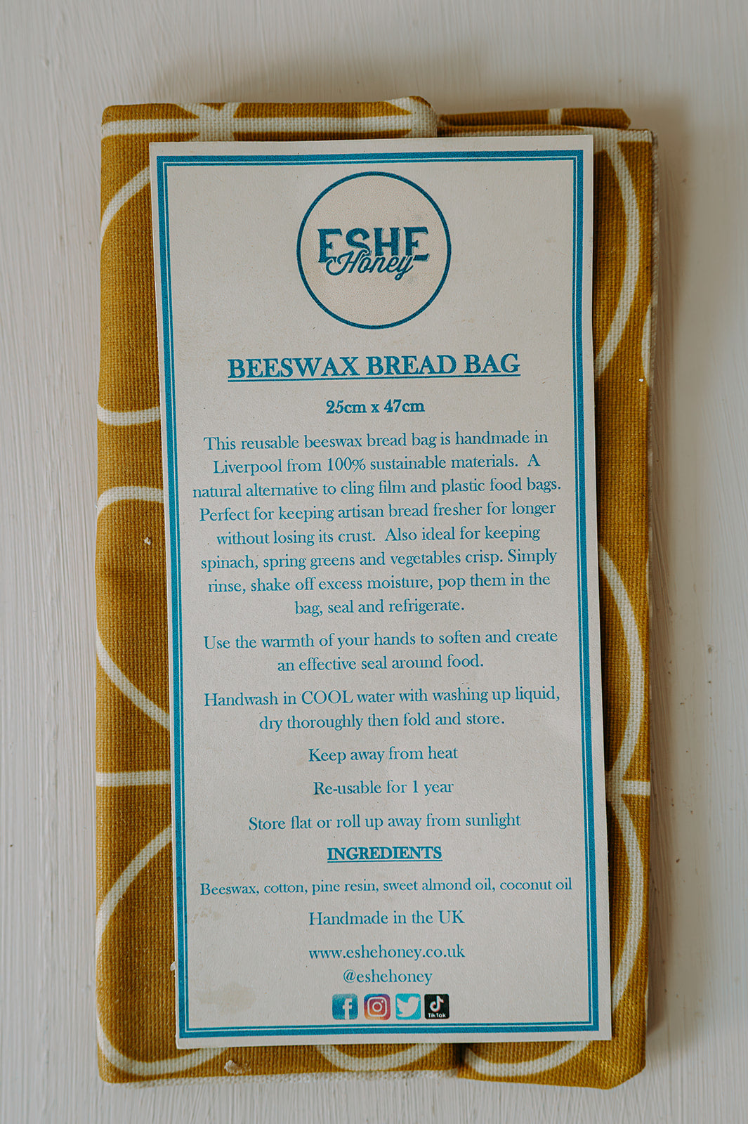 Beeswax Bread Bag | Dandelion