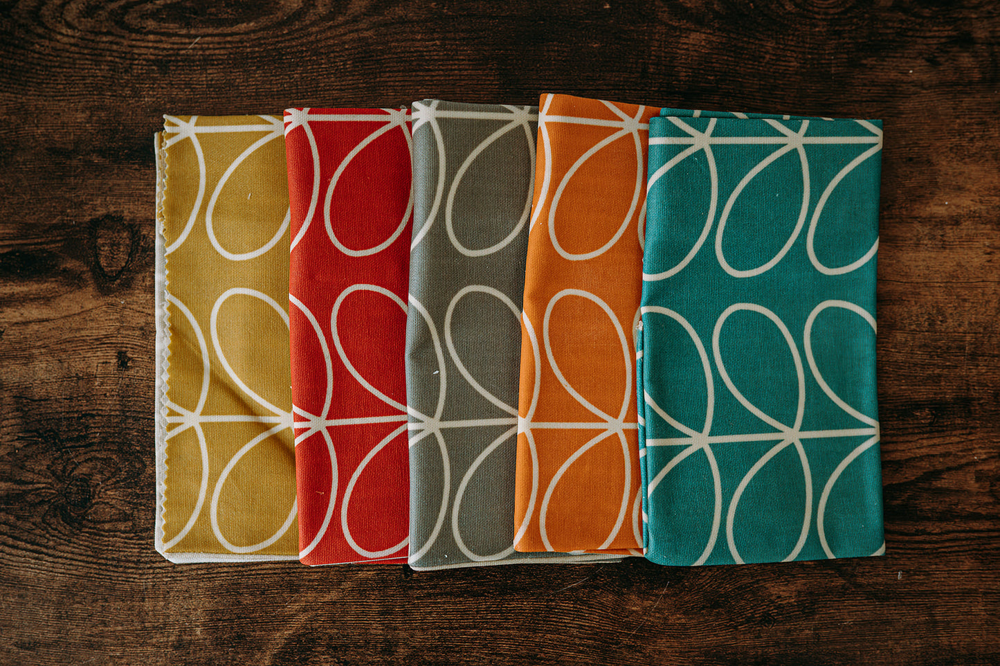 Beeswax Bread Bag | Orla Keily Stem | Duck Egg