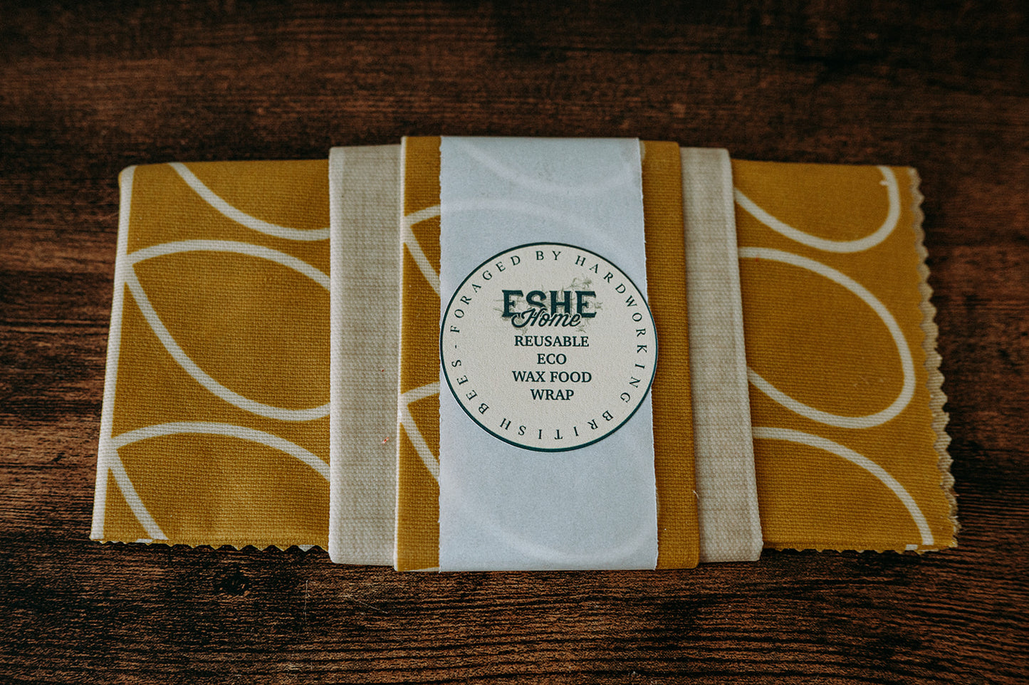 Beeswax Food Wrap | 3 Pieces | Dandelion