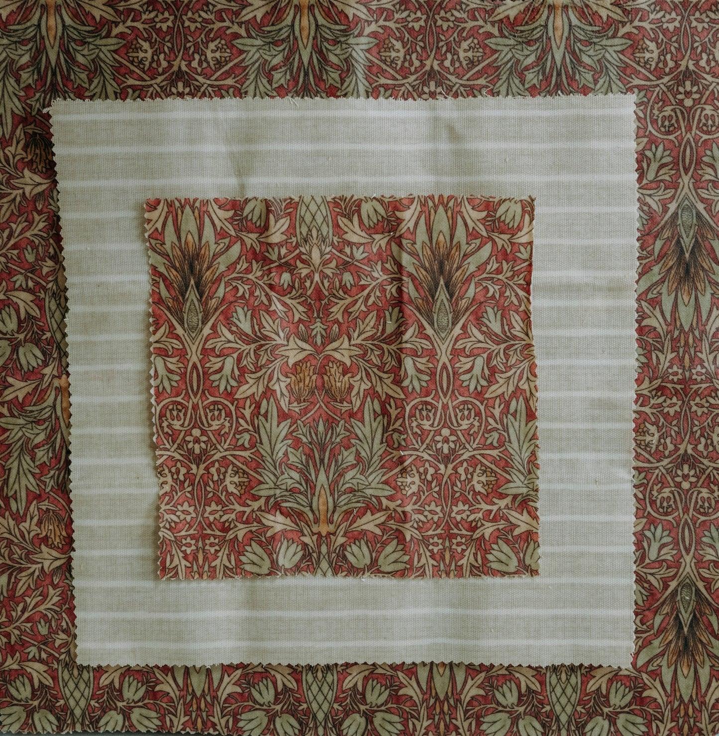 Beeswax Food Wrap | 3 Pieces | William Morris | Snakeshead Wine