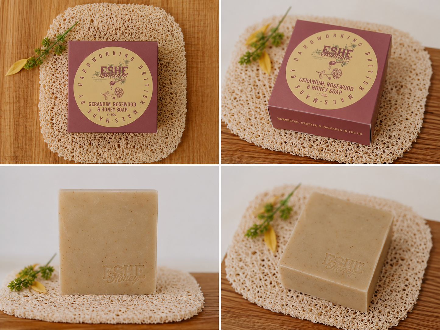Geranium, Rosewood & Honey Soap
