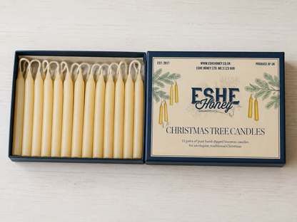 Pure Beeswax Christmas Tree Candles
