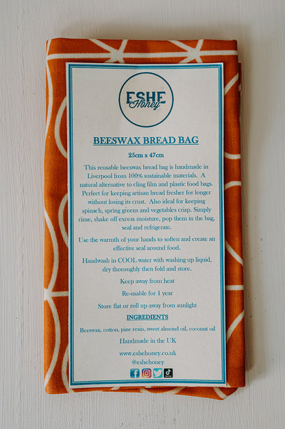 Beeswax Bread Bag | Papaya