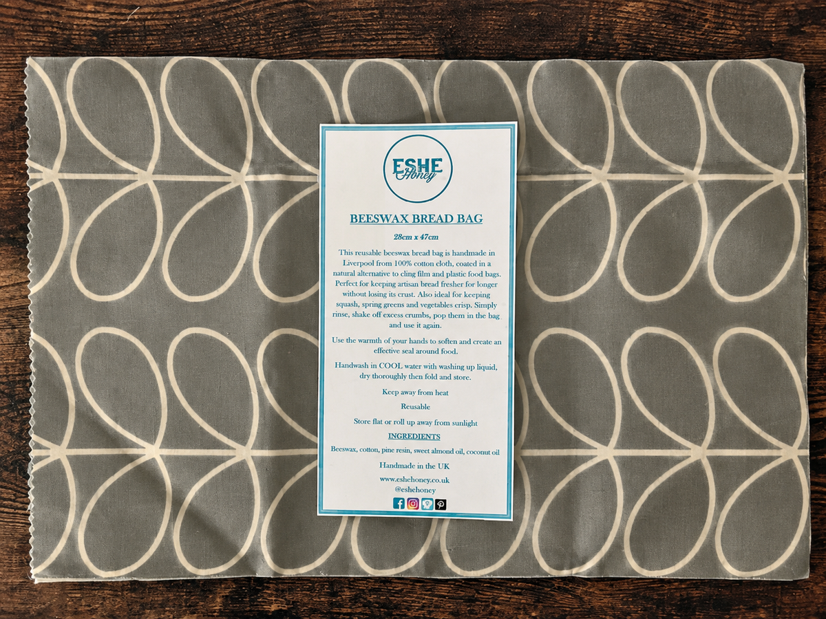 Beeswax Bread Bag | Grey