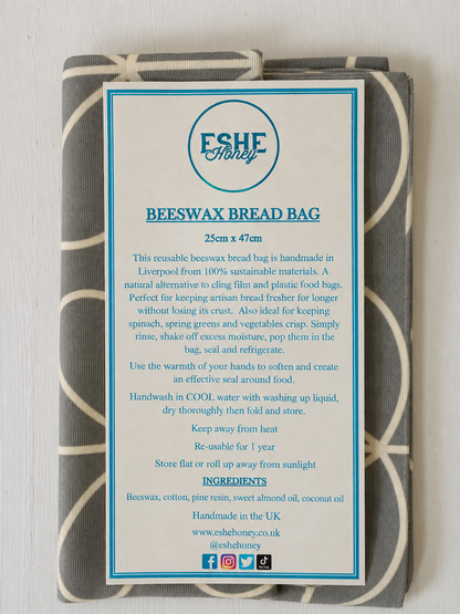 Beeswax Bread Bag | Grey