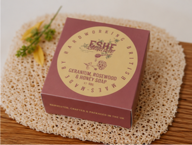 Geranium, Rosewood & Honey Soap